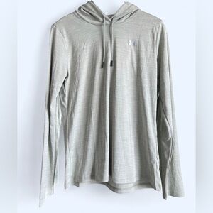 Under Armour Womens Light Green Loose Fit Activewear Athleisure Hoodie Small